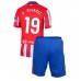 Atletico Madrid Julian Alvarez #19 Hjemmedraktsett Barn 2024-25 Korte ermer (+ Korte bukser)